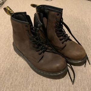 Doc martens - gorgeous brown leather - Barely used